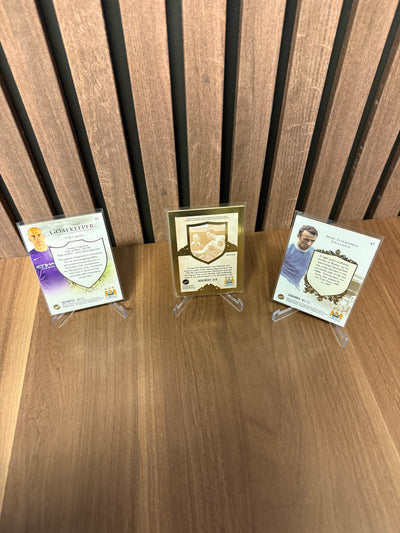 MANCHESTER CITY - "HIGH-END" FUTERA LOT - 3 NUMMERERTE KORT