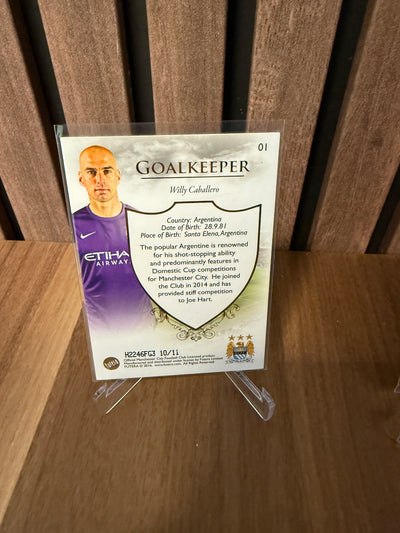 MANCHESTER CITY - "HIGH-END" FUTERA LOT - 3 NUMMERERTE KORT