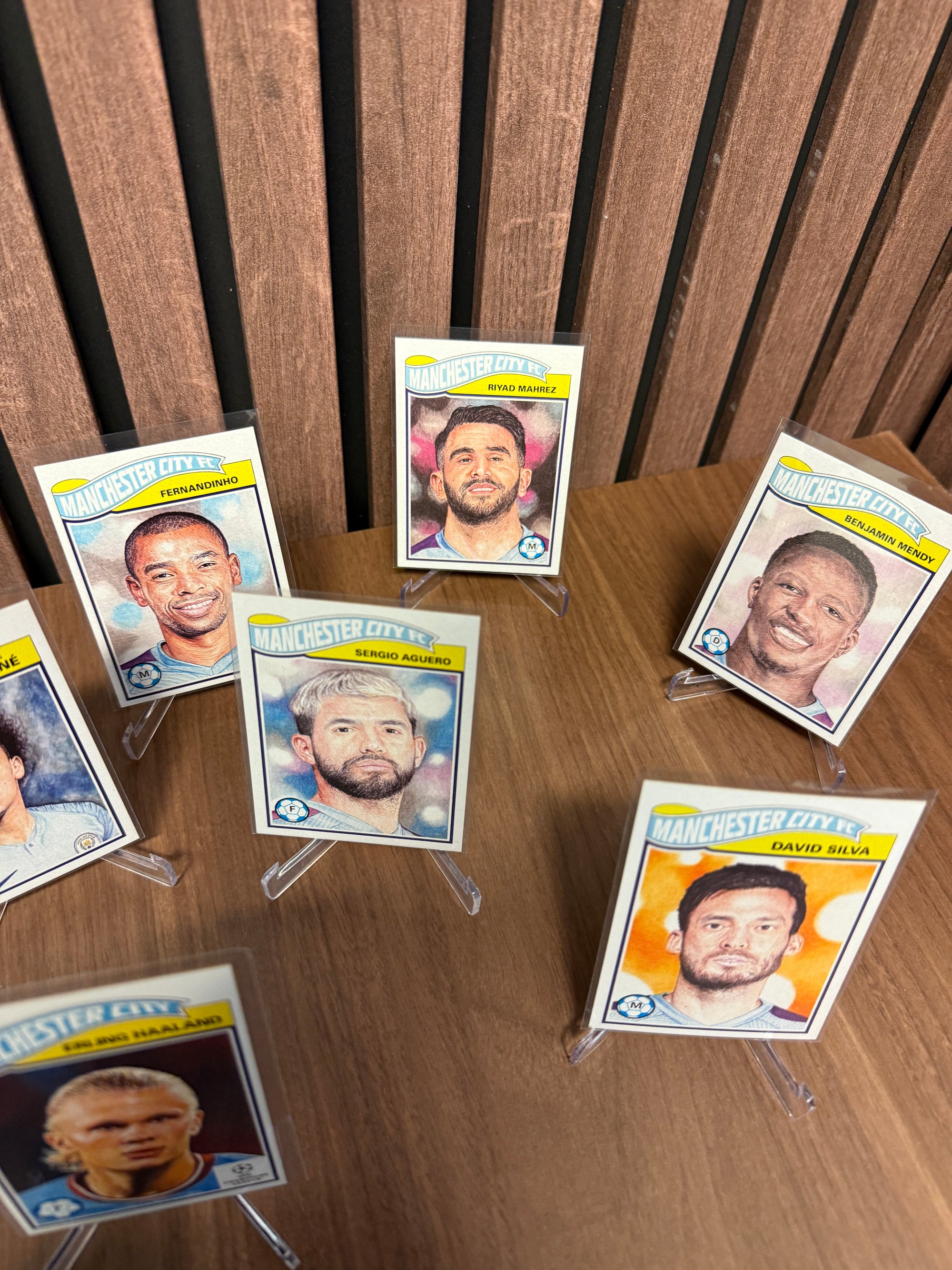 MANCHESTER CITY - LOT - TOPPS LIVING