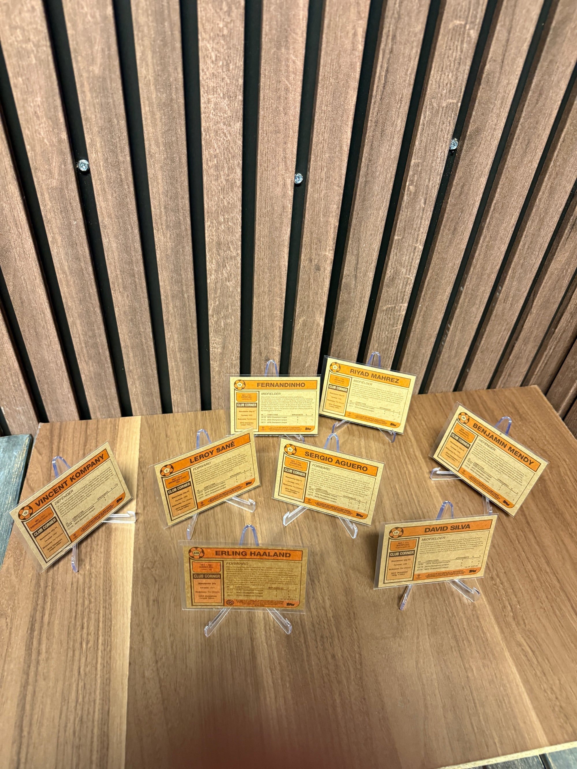 MANCHESTER CITY - LOT - TOPPS LIVING