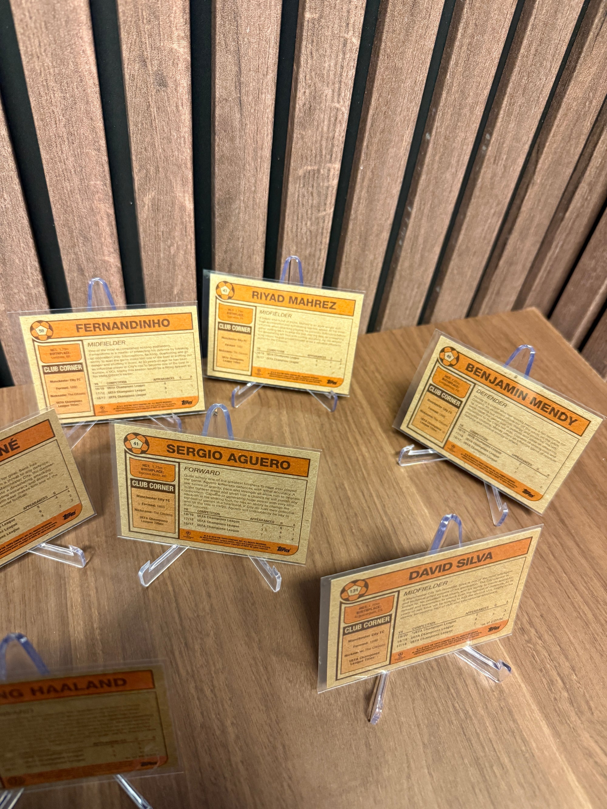 MANCHESTER CITY - LOT - TOPPS LIVING