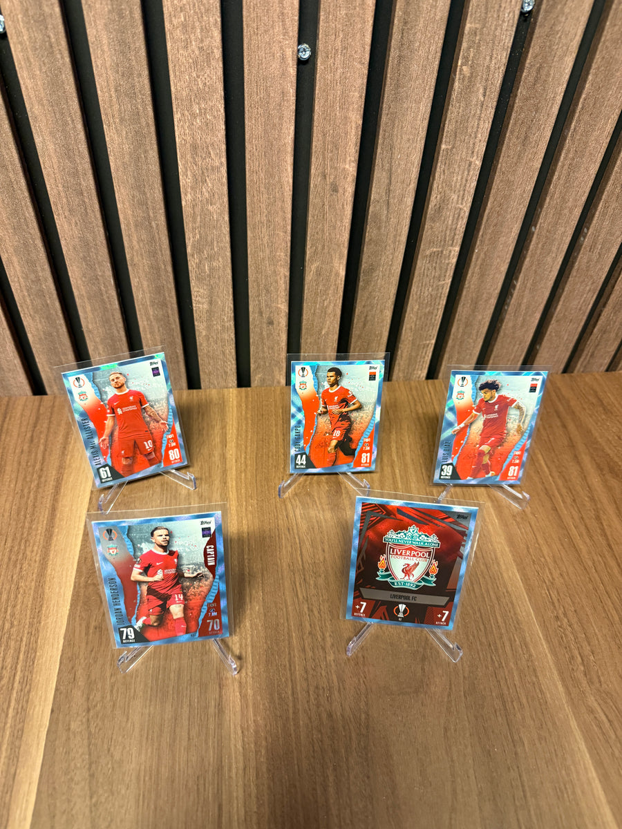 LIVERPOOL - LOT - MATCH ATTAX CRYSTAL - 5 KORT