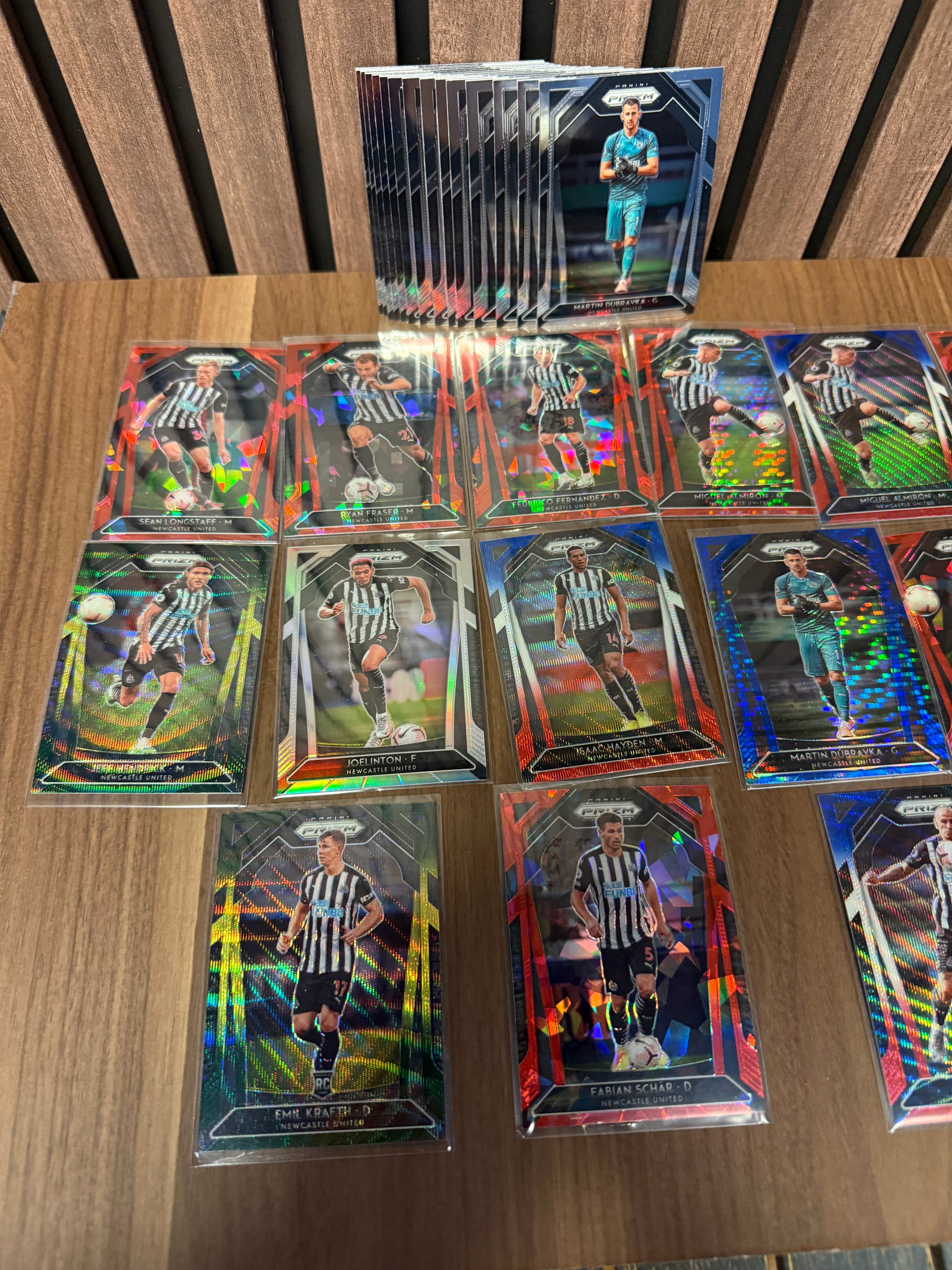 NEWCASTLE UNITED - LOT - 18 PARALLELLER & ET LAGSETT - PRIZM 2020/21