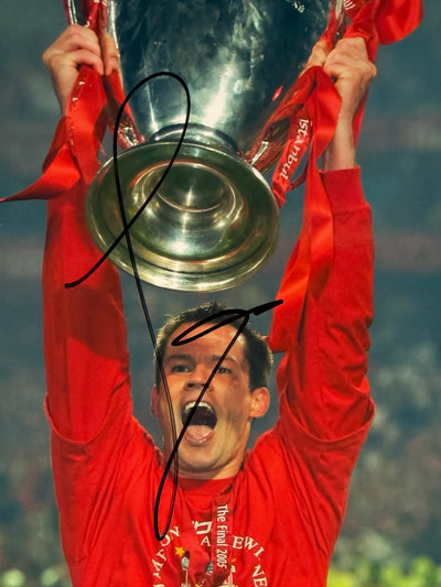 JAMIE CARRAGHER - SIGNERT BILDE MED EKTEHETSBEVIS/COA
