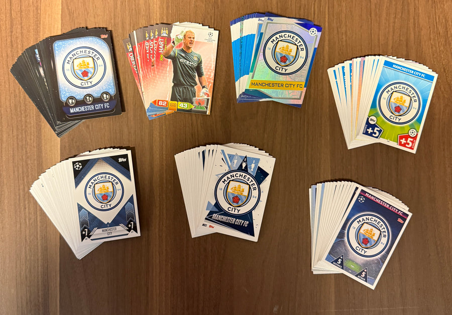 MANCHESTER CITY - "SUPERLOT" - CHAMPIONS LEAGUE - 7 ÅRGANGER