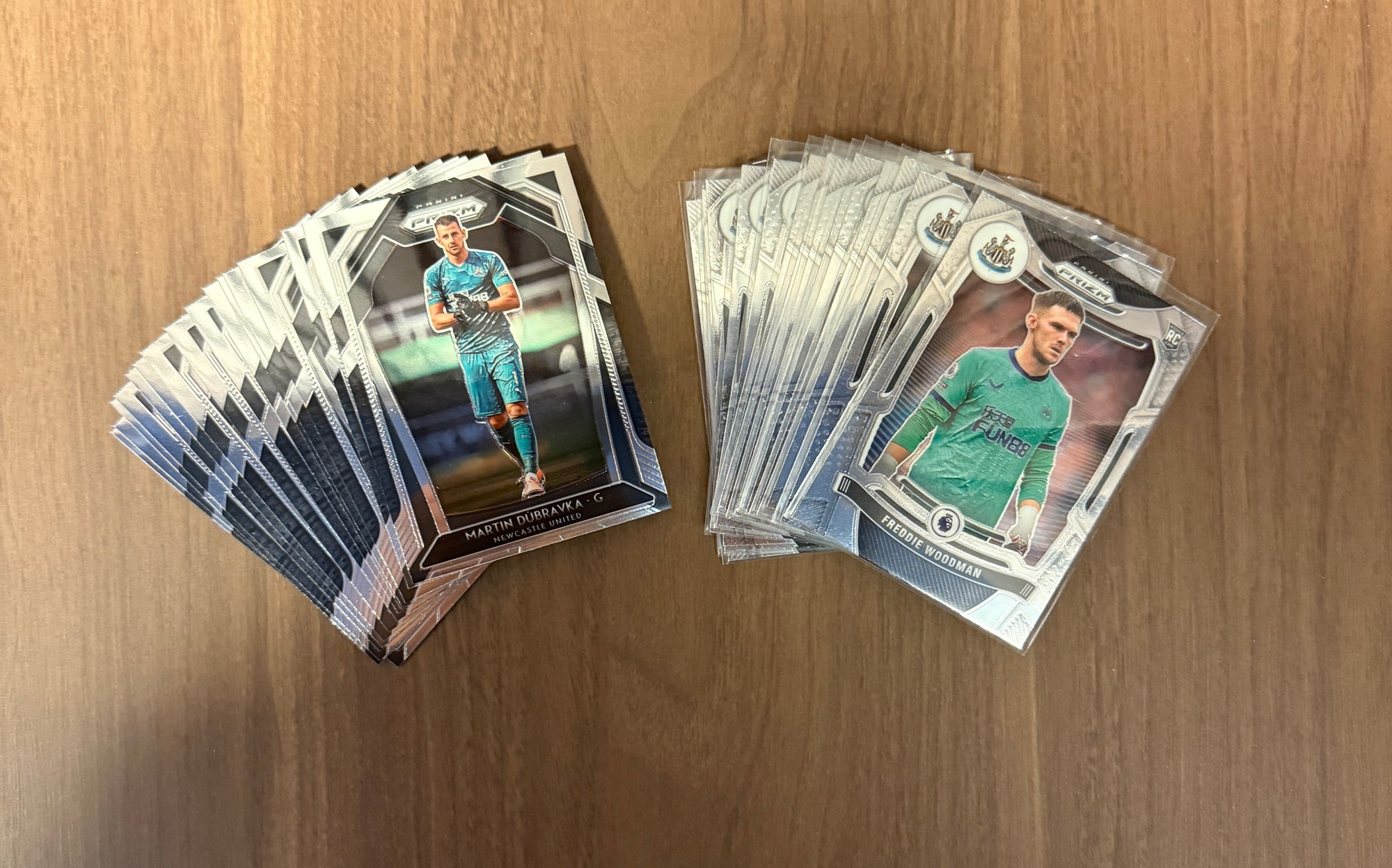 NEWCASTLE UNITED - LOT - PANINI PRIZM 2020/21 & 2021/22