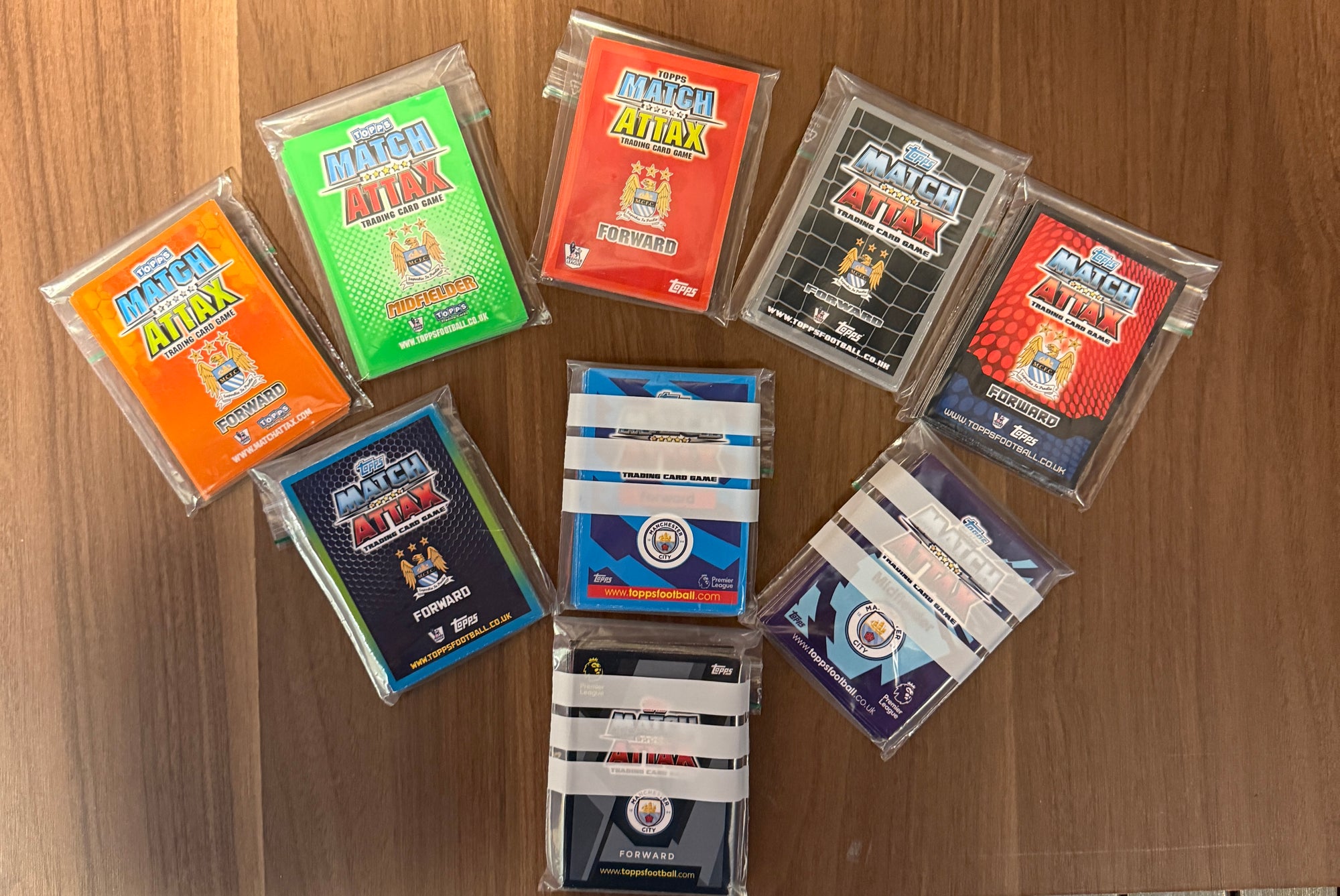 MANCHESTER CITY - "SUPERLOT" - MATCH ATTAX - 9 LAGSETT