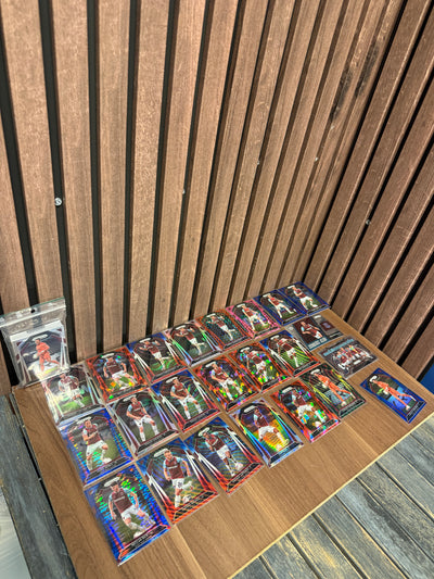 WEST HAM UNITED - "SUPERLOT" - PRIZM 2020/21 - 23 PARALLELLER/ INSERTS, 3 NUMMERERTE & LAGSETT