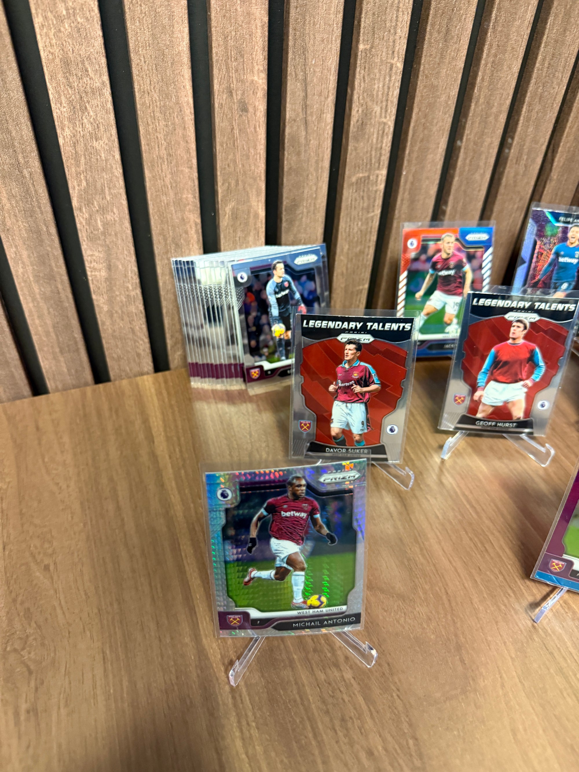 WEST HAM UNITED - LOT - PRIZM 2019/20 - PARALLELL, INSERTS & LAGSETT