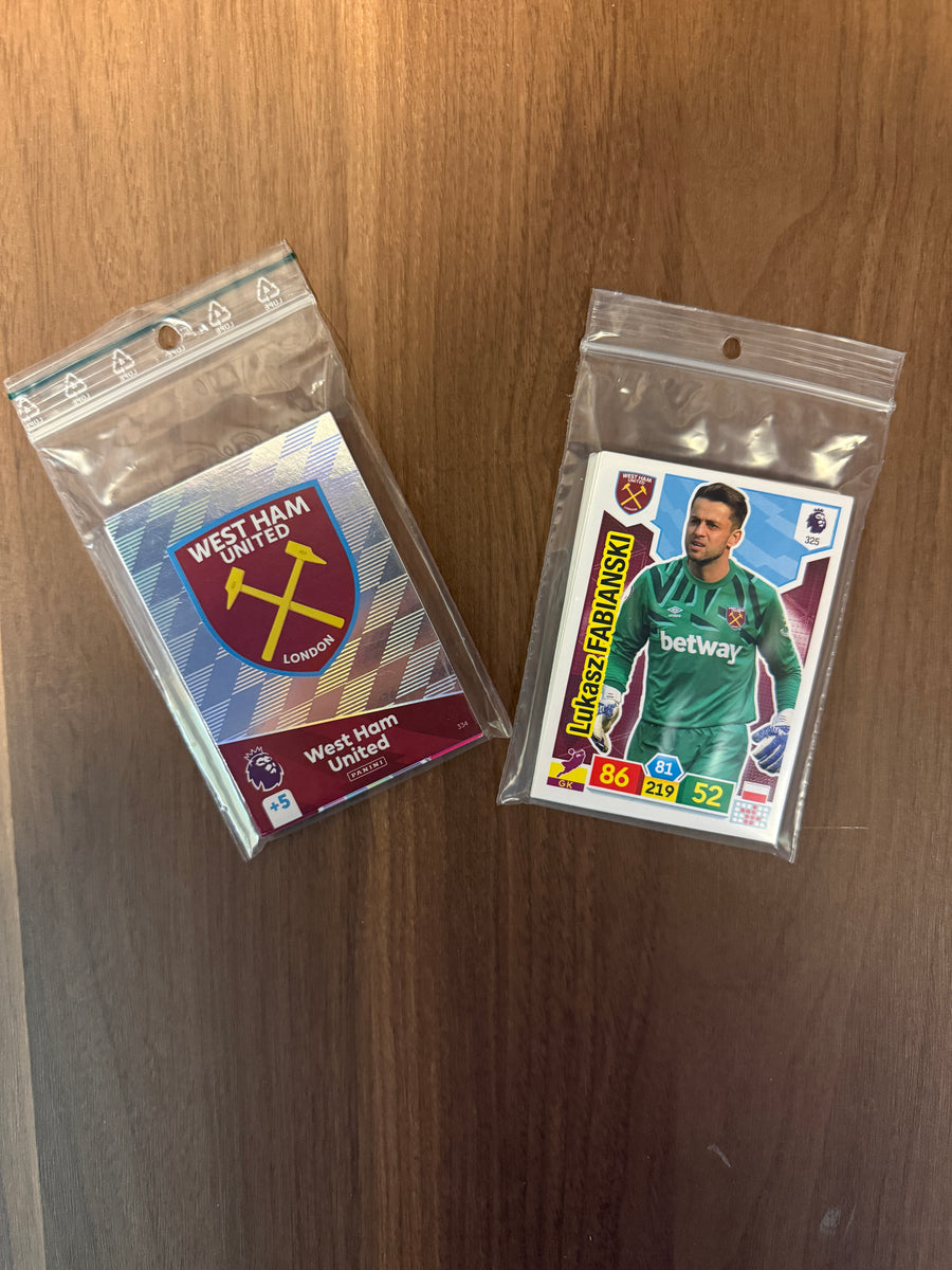 WEST HAM UNITED - LOT - 2 PREMIER LEAGUE LAGSETT 2019/20 X 2025