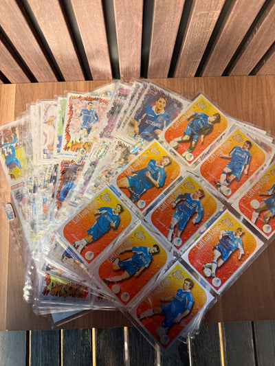 KOMPLETT SETT MED ALLE 99 BASE KORTENE - FUTERA FANS SELECTION CHELSEA 1999 - CHROME