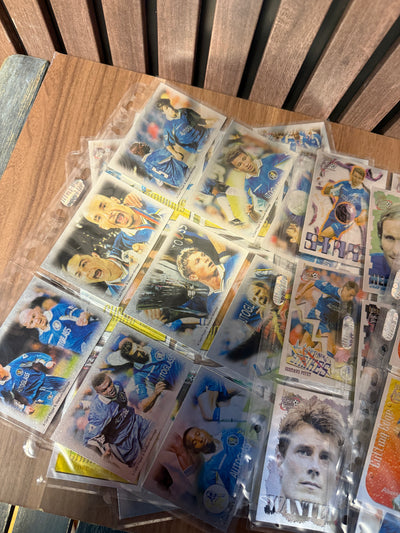 KOMPLETT SETT MED ALLE 99 BASE KORTENE - FUTERA FANS SELECTION CHELSEA 1999 - CHROME