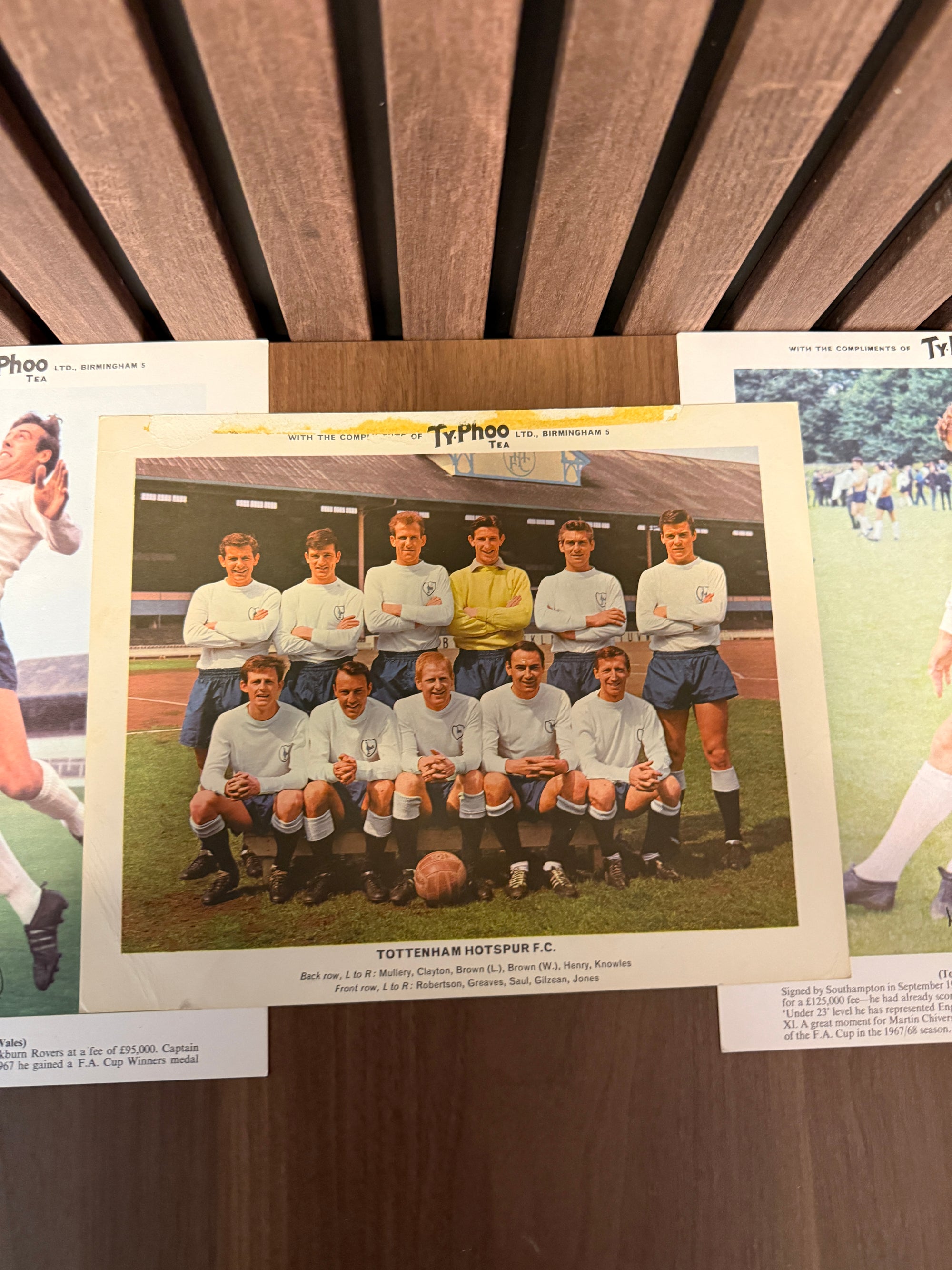 TOTTENHAM HOTSPUR - LOT - TyPHOO TEA - 3 KORT