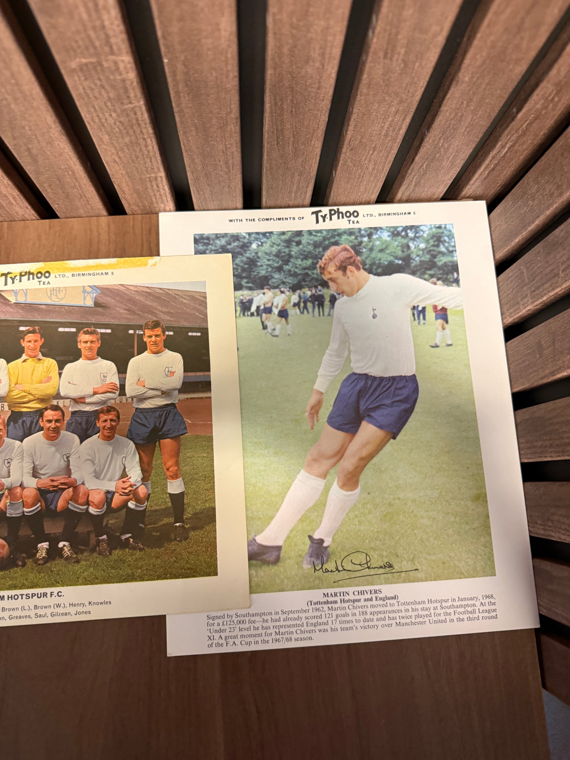 TOTTENHAM HOTSPUR - LOT - TyPHOO TEA - 3 KORT