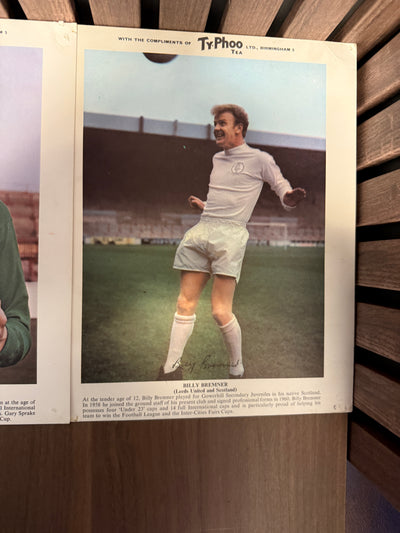 LEEDS UNITED - LOT - TyPHOO TEA - 3 KORT