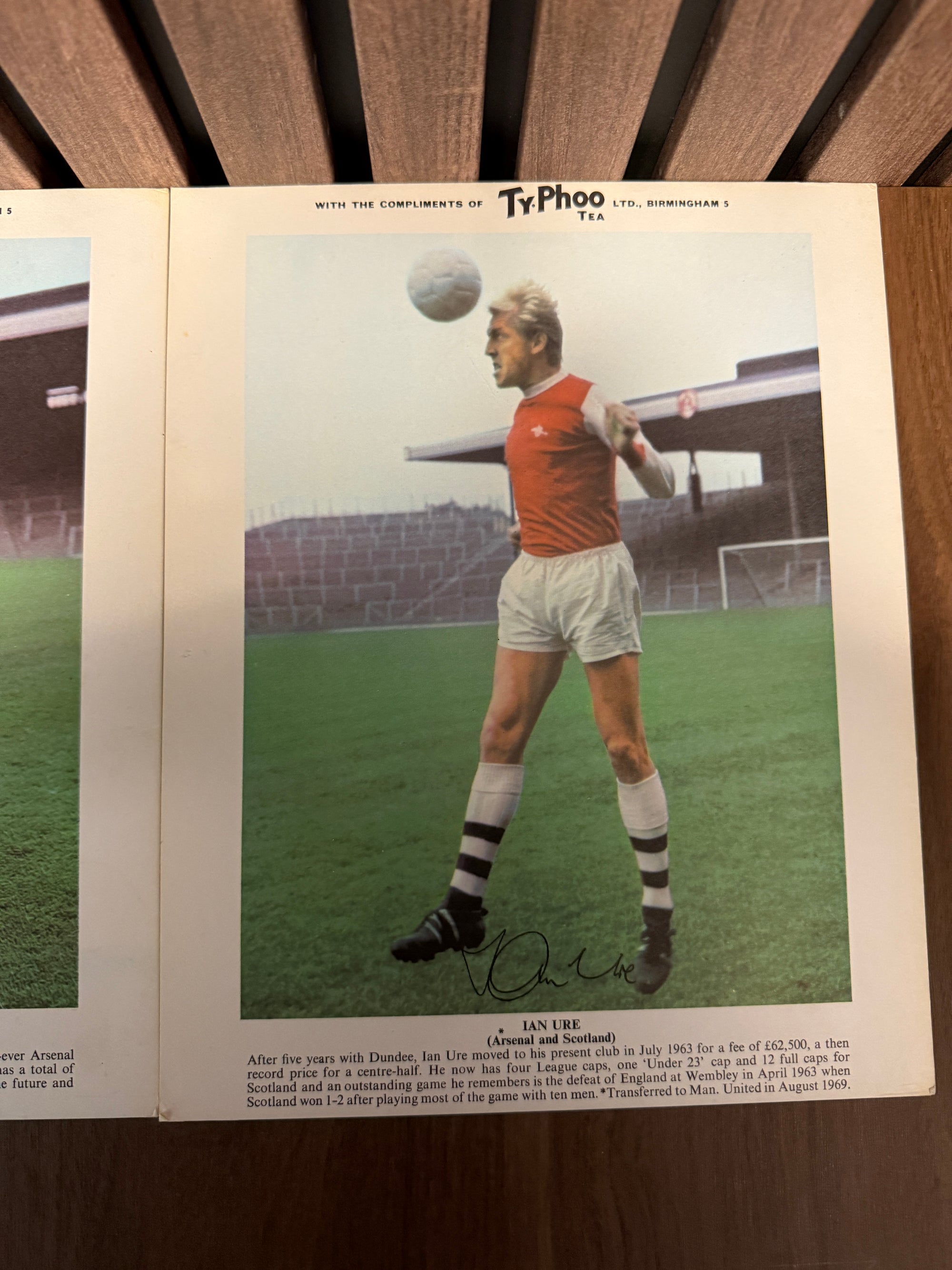 ARSENAL - LOT - TyPHOO TEA - 2 KORT