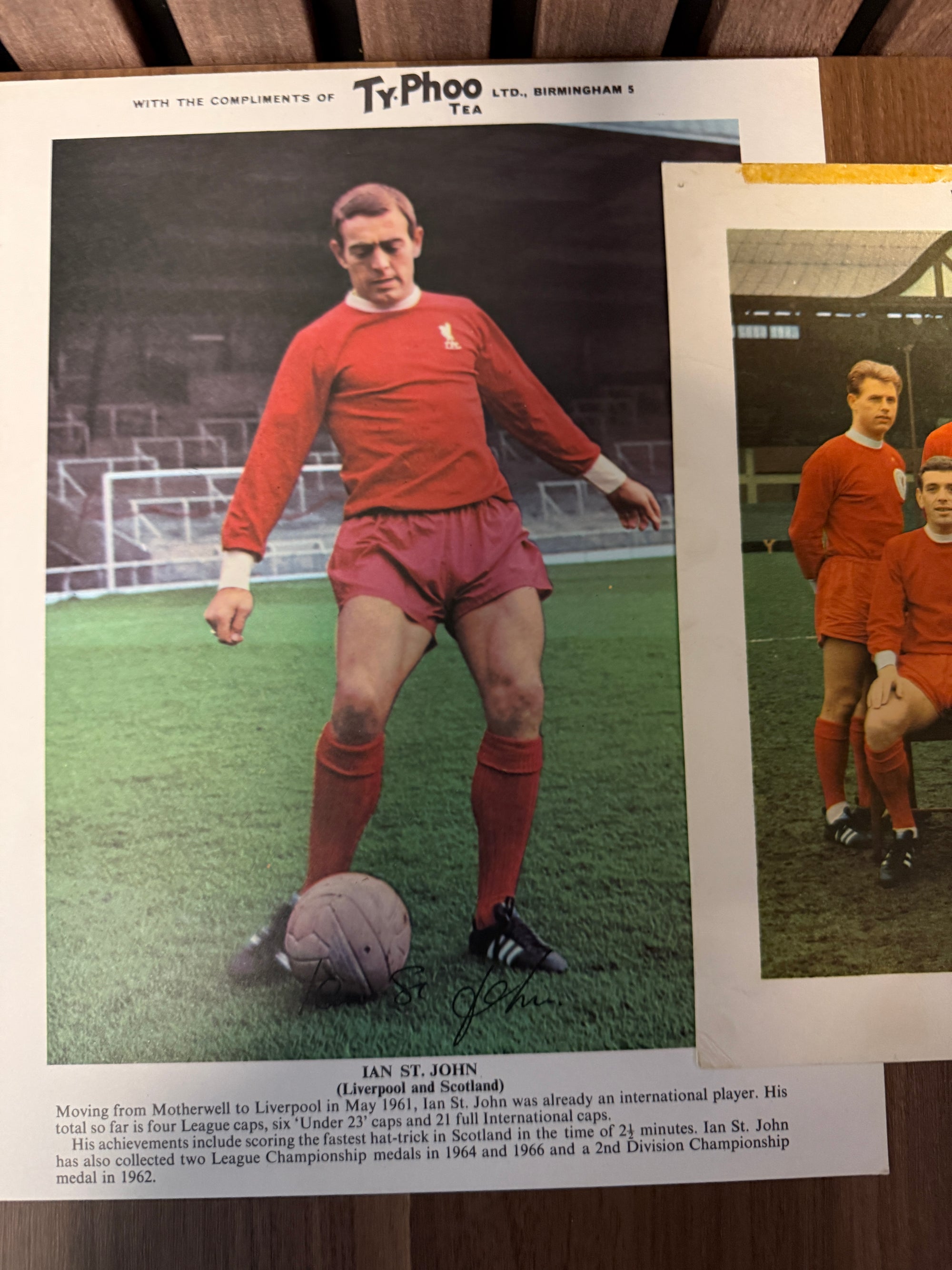 LIVERPOOL - LOT - TyPHOO TEA - 3 KORT