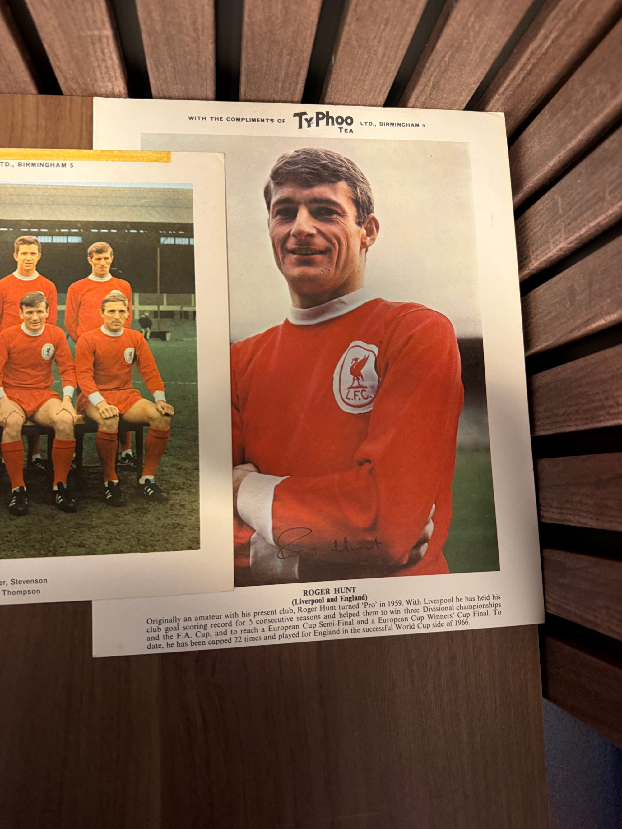 LIVERPOOL - LOT - TyPHOO TEA - 3 KORT