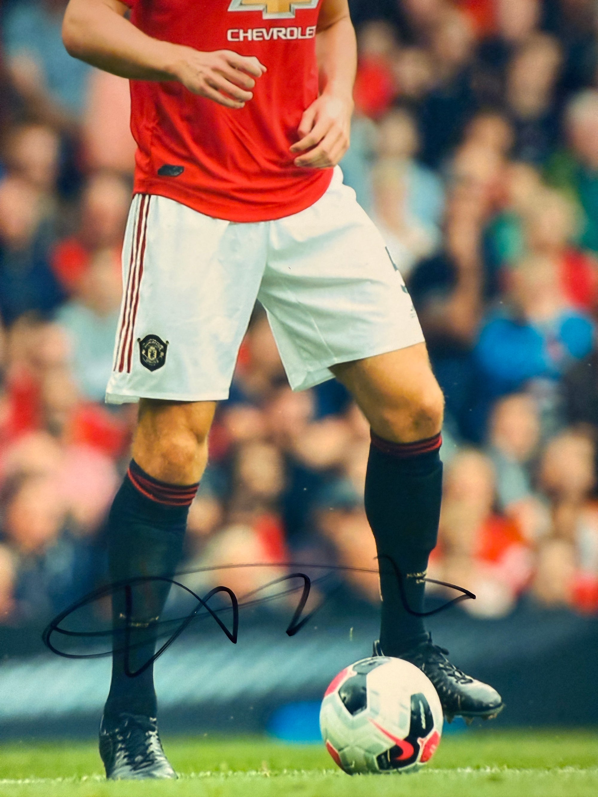 HARRY MAGUIRE - SIGNERT BILDE MED EKTEHETSBEVIS/COA