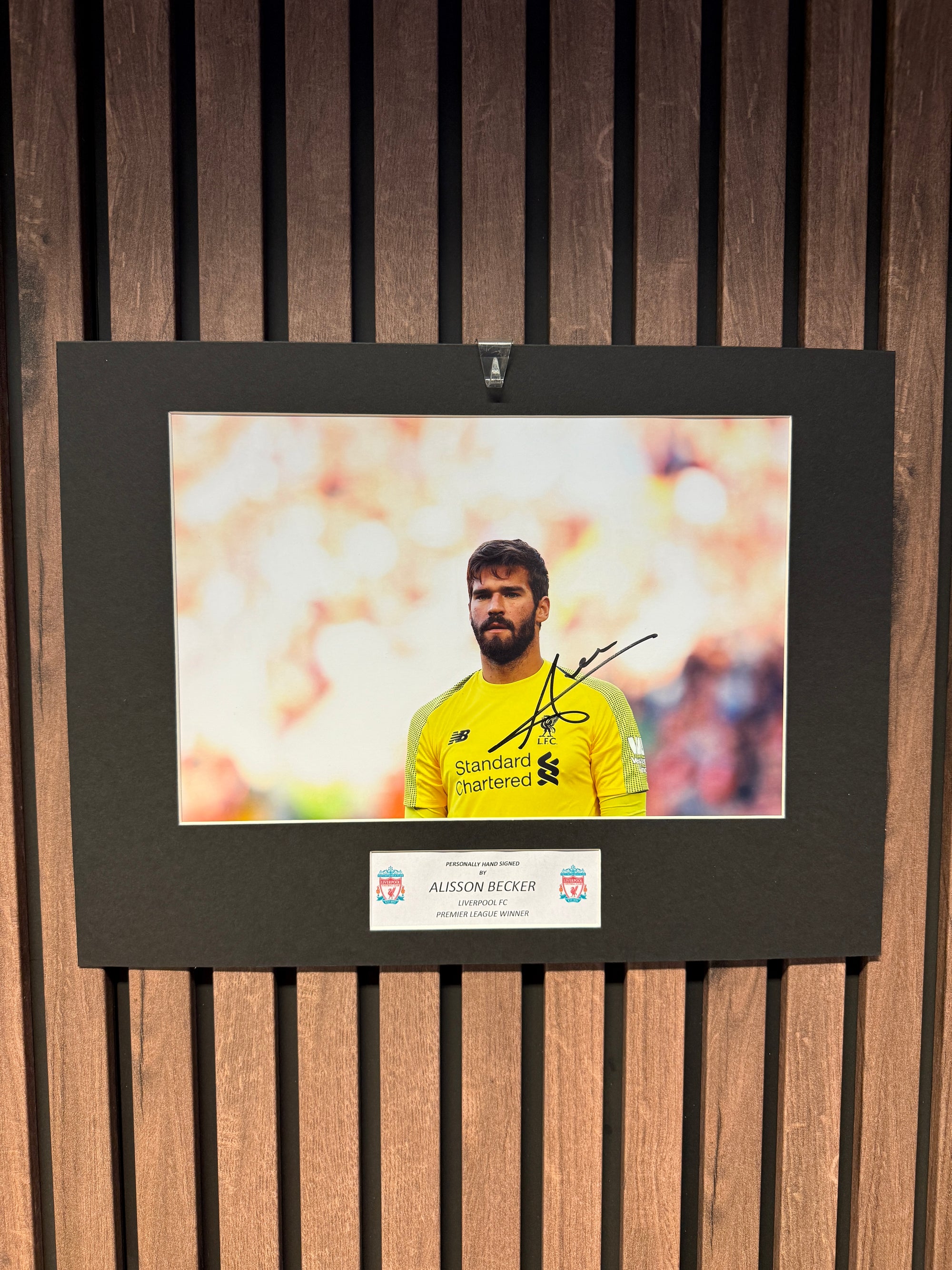 ALISSON BECKER - SIGNERT BILDE MED EKTEHETSBEVIS/COA