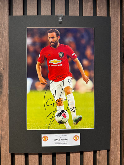 JUAN MATA - SIGNERT BILDE MED EKTEHSTEBEBIS/COA