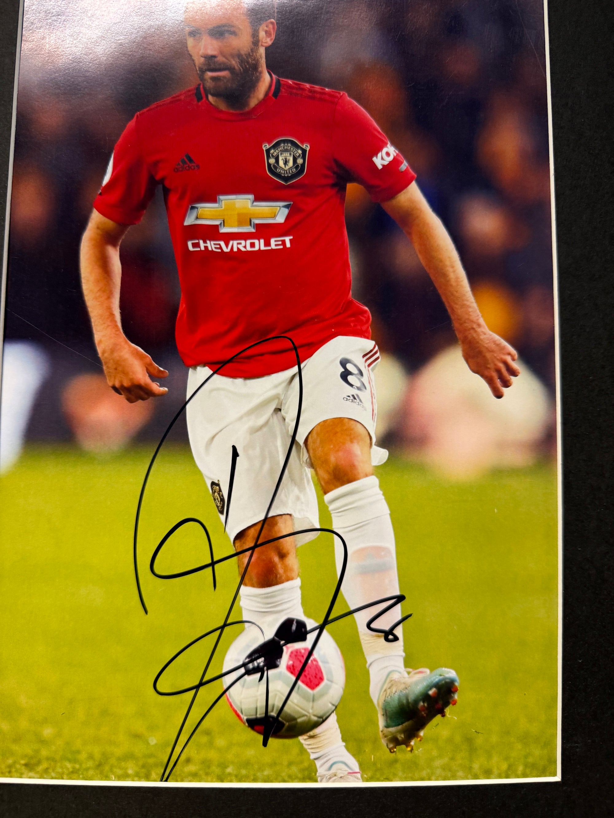 JUAN MATA - SIGNERT BILDE MED EKTEHSTEBEBIS/COA