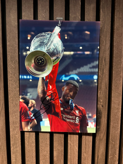 GIORGIO WIJNALDUM - SIGNERT BILDE MED EKTEHETSBEVIS/COA