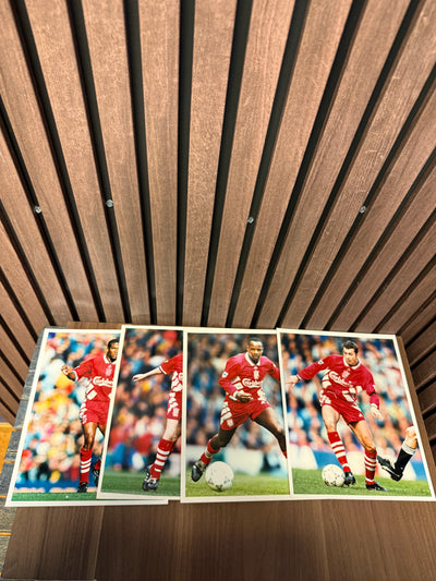 LIVERPOOL FC - OFFISIELLE PRESSEBILDER - 4 STYKK