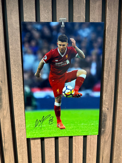 ALBERTO MORENO - SIGNERT BILDE MED EKTEHETSBEVIS/COA