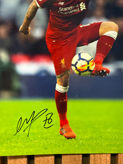 ALBERTO MORENO - SIGNERT BILDE MED EKTEHETSBEVIS/COA