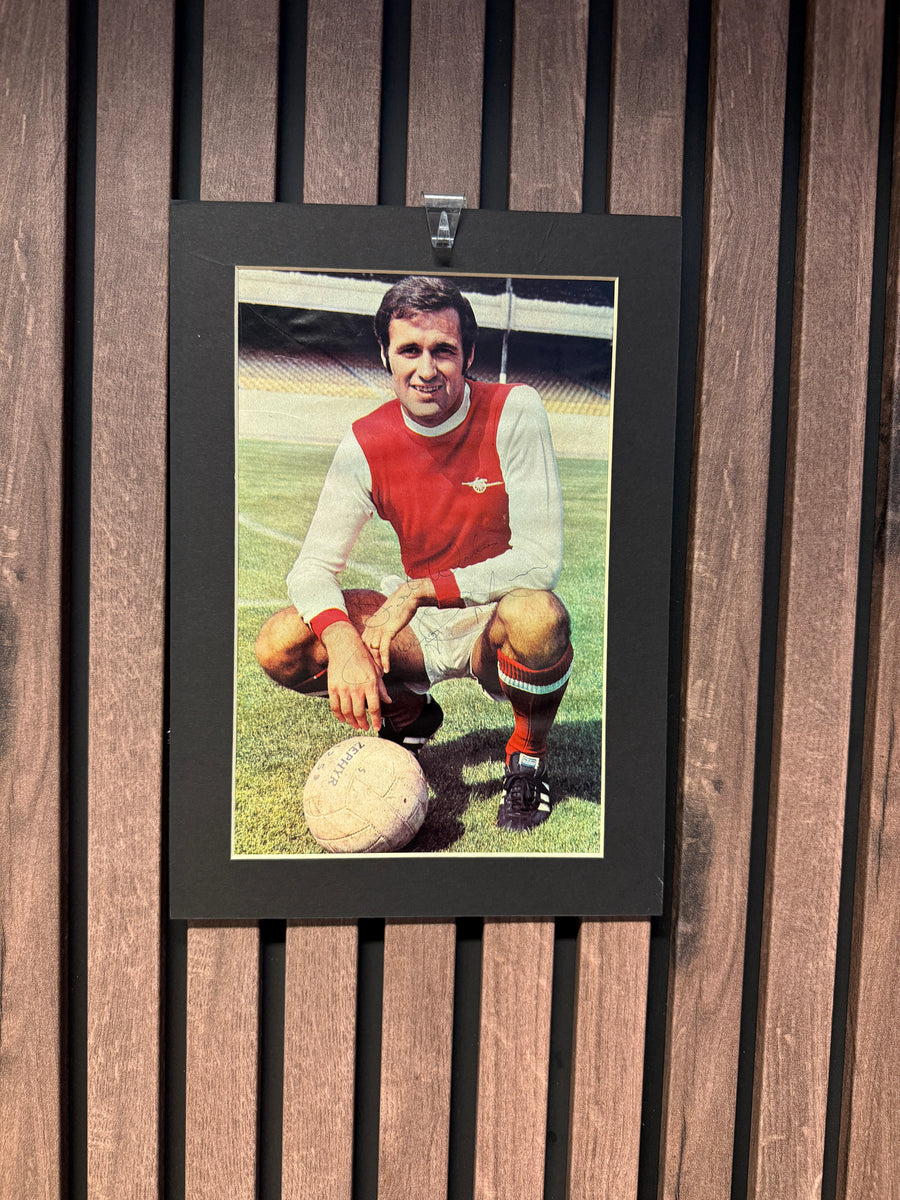 GEORGE GRAHAM - SIGNERT BILDE MED EKTEHETSBEVIS/COA