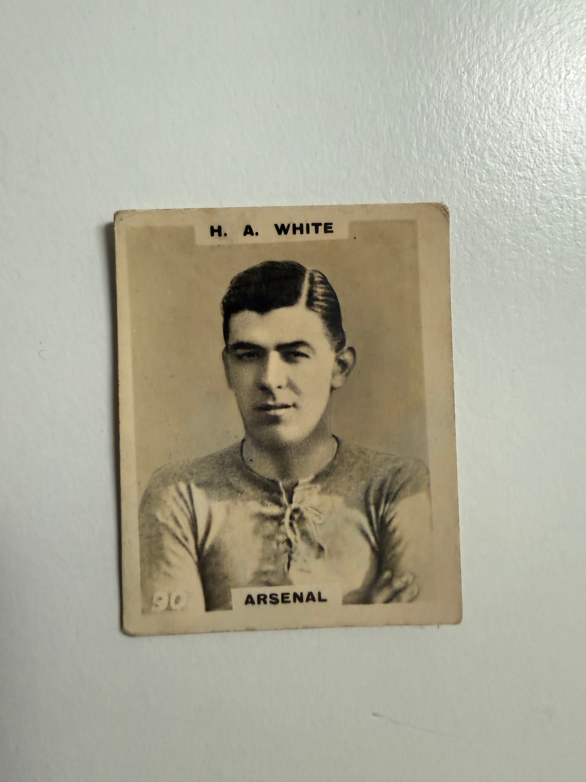 1922 - H. A. WHITE - ARSENAL - VINTAGEKORT