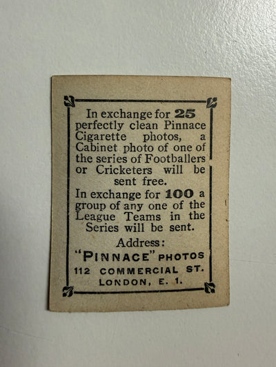 1922 - A. GRAHAM - ARSENAL - VINTAGEKORT