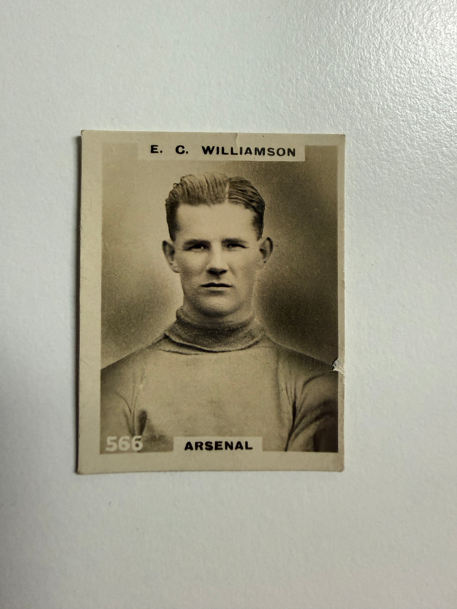 1922 - E. C. WILLIAMSON - ARSENAL - VINTAGEKORT