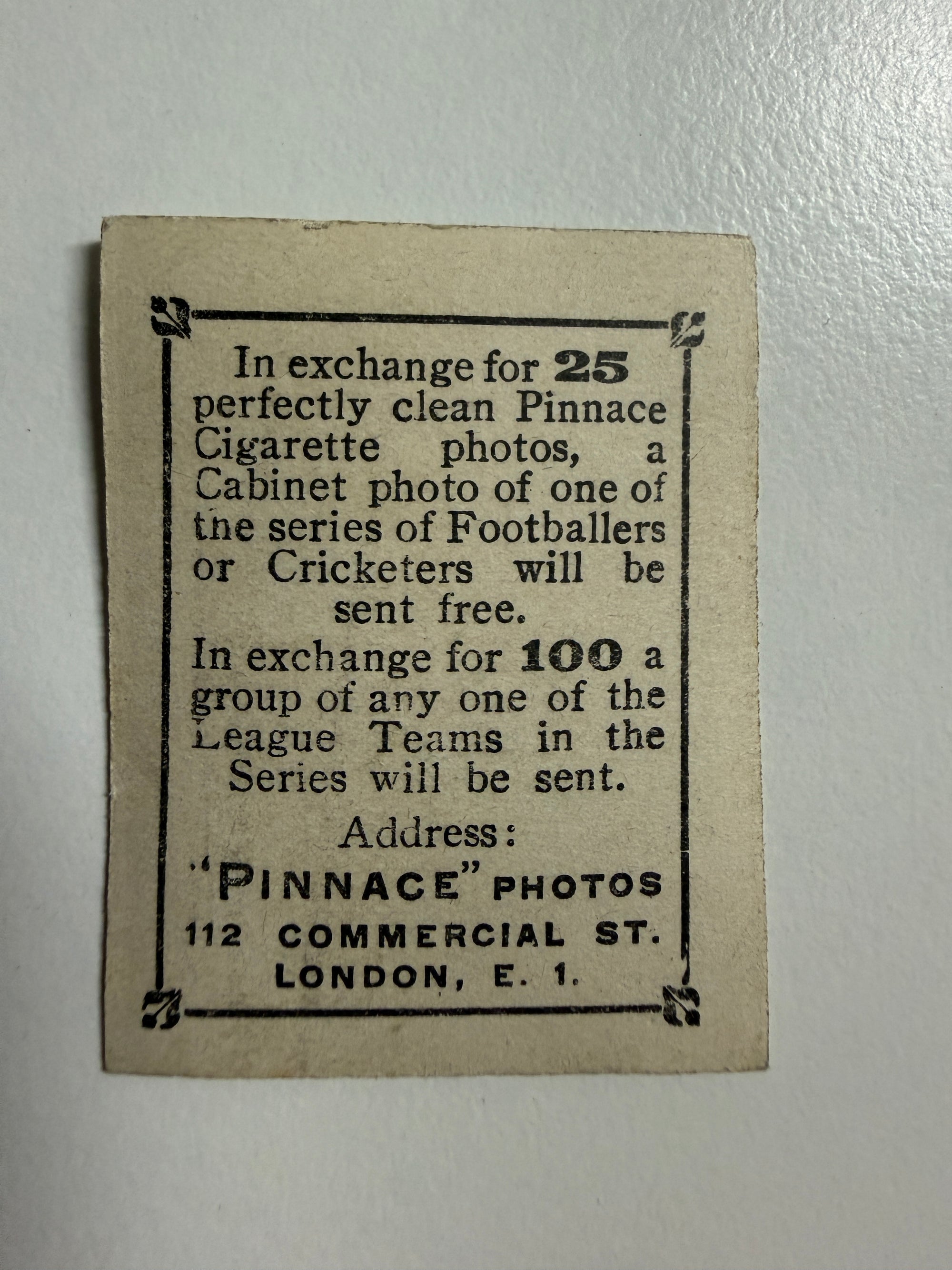 1922 - A. HUTCHINS - ARSENAL - VINTAGEKORT