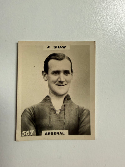 1922 - J. SHAW - ARSENAL - VINTAGEKORT