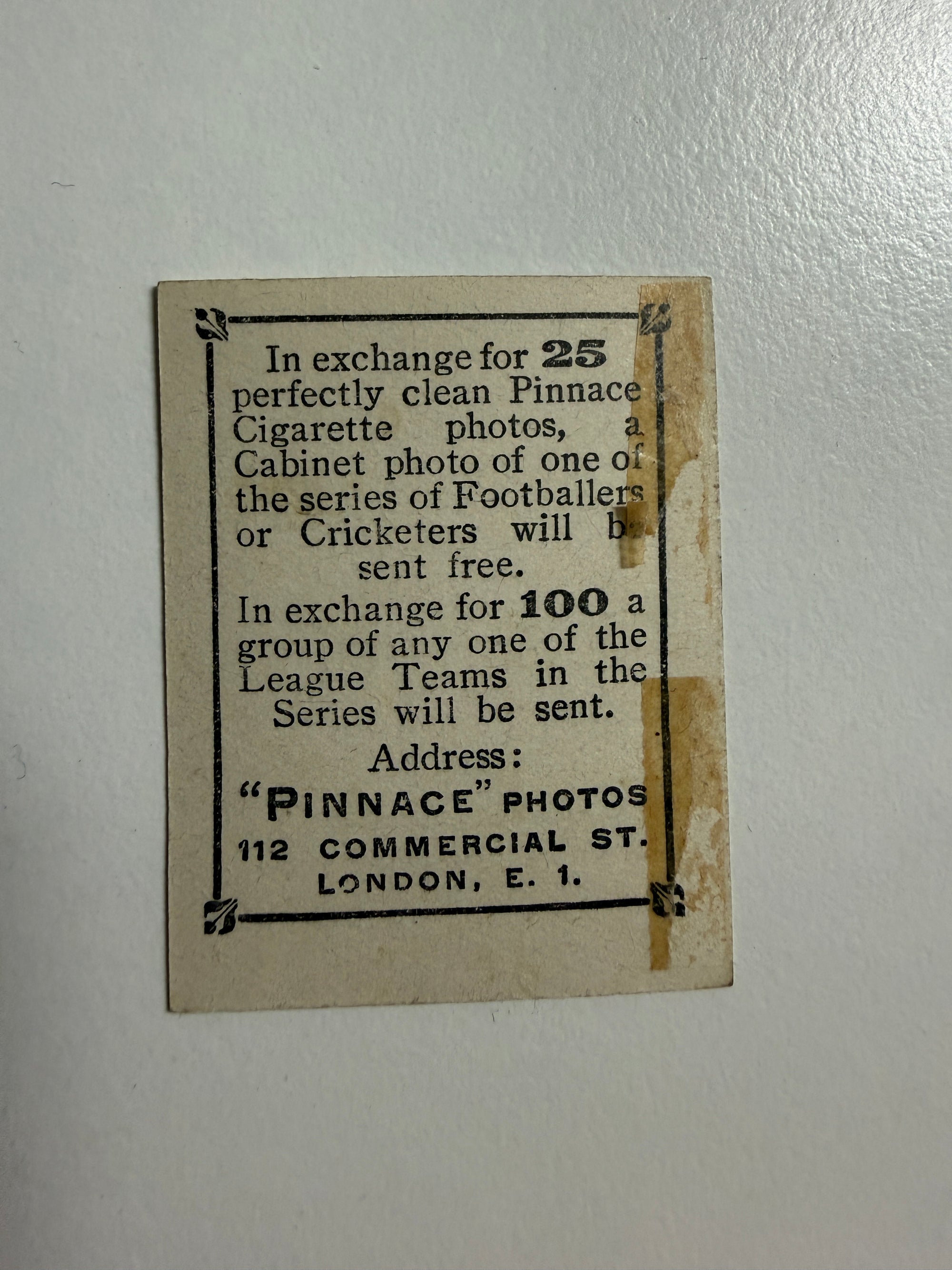 1922 - C. VOYSEY - ARSENAL - VINTAGEKORT