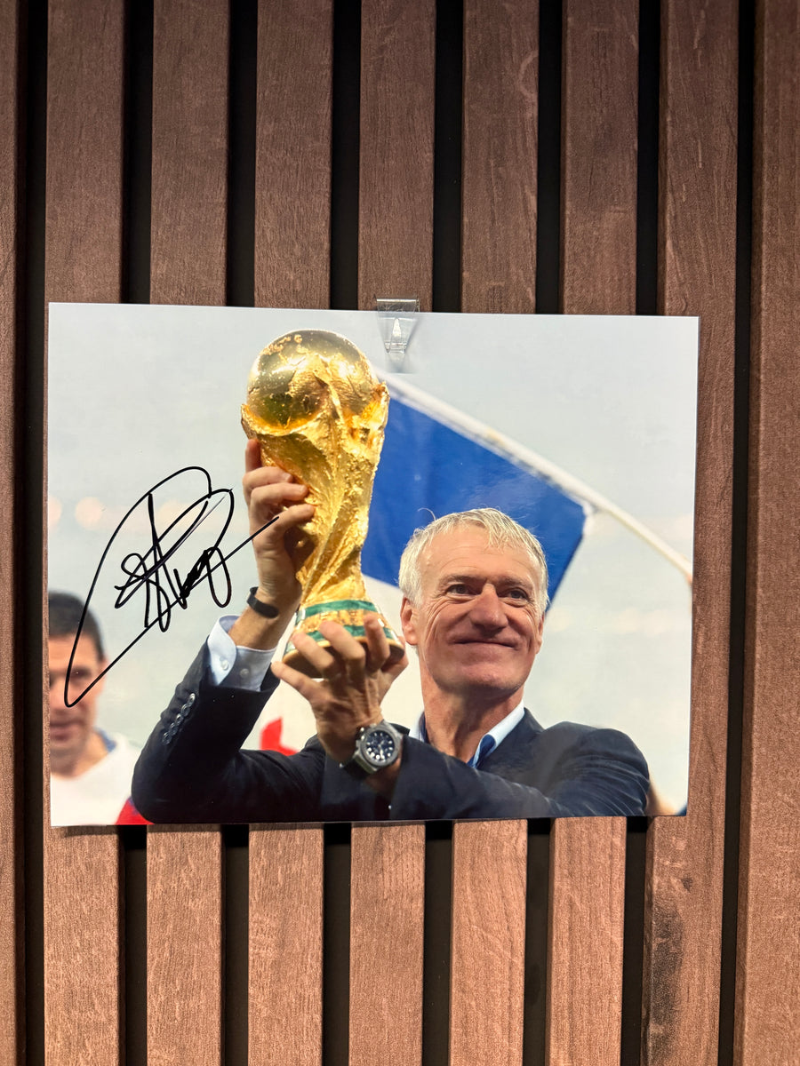 DIDIER DESCHAMPS - SIGNERT BILDE MED EKTEHETSBEVIS/COA