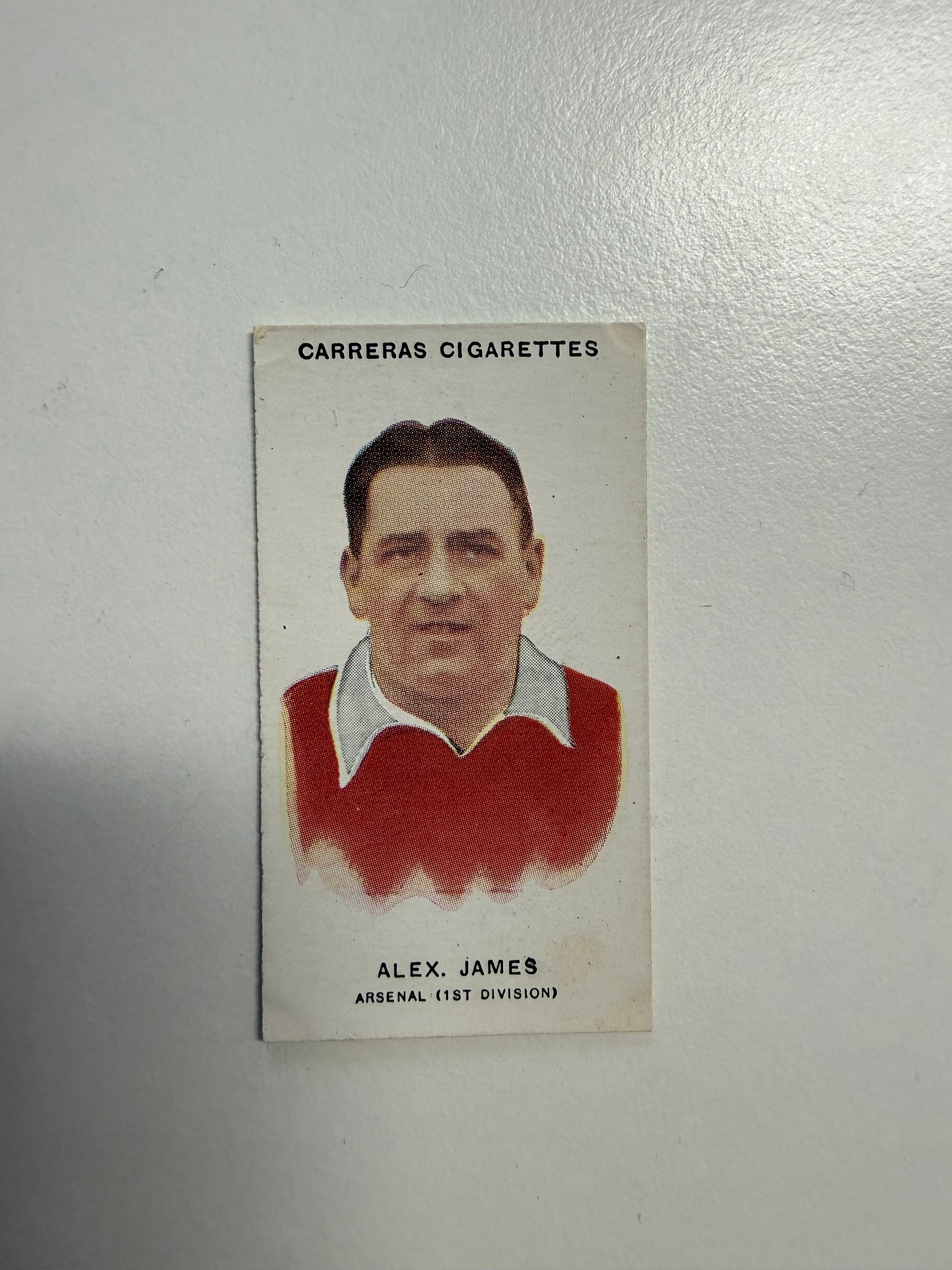 1934 - ALEX. JAMES - ARSENAL - VINTAGEKORT