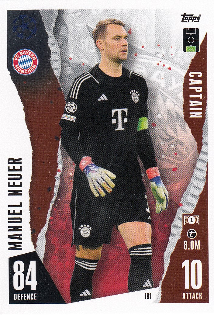 191. MANUEL NEUER - FC BAYERN MUNCHEN - CAPTAIN