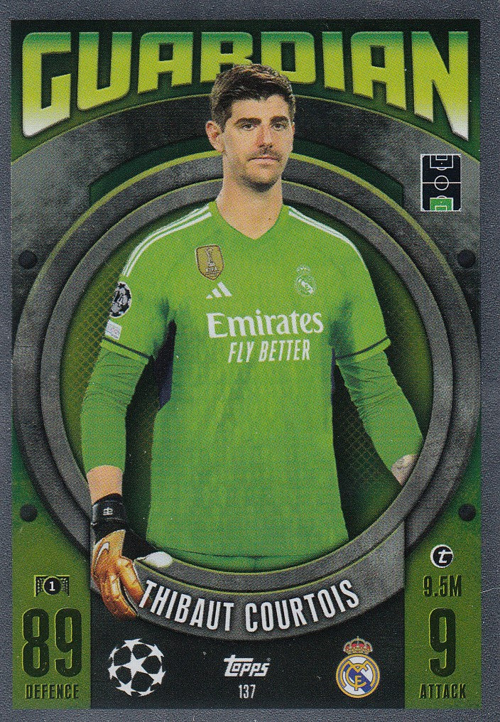 137. THIBAUT COURTOIS - REAL MADRID - GUARDIAN