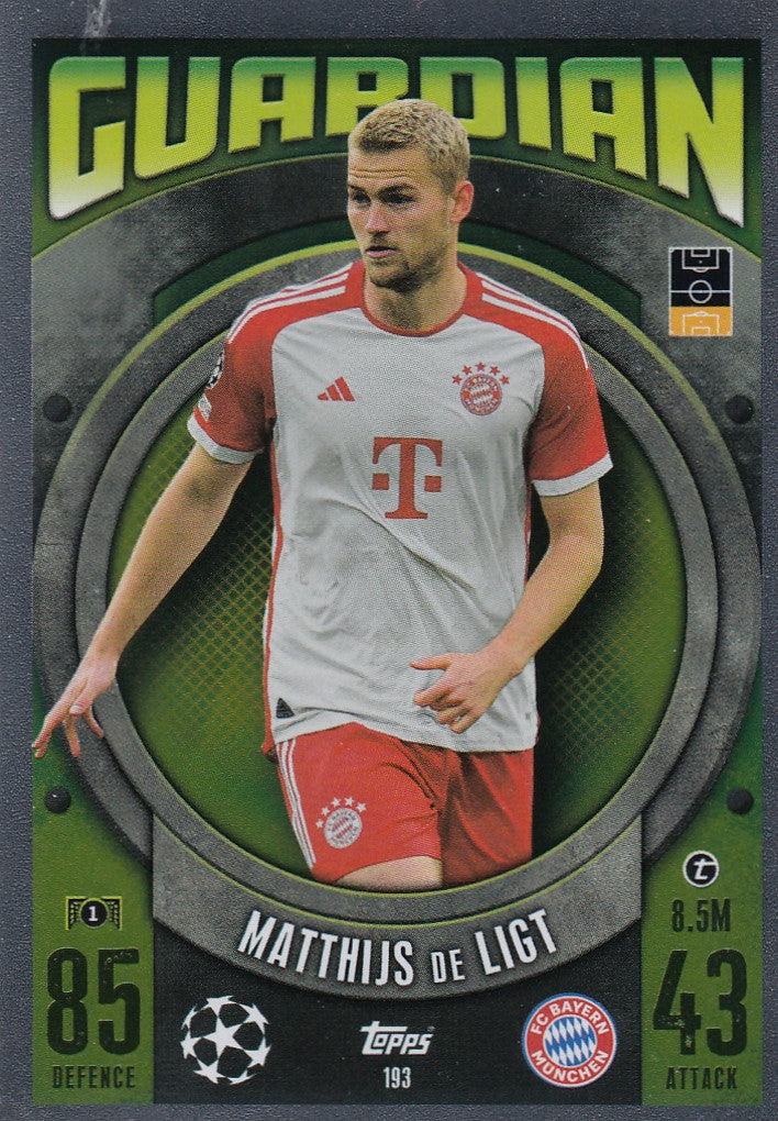193. MATTHIJS DE LIGT - FC BAYERN MUNCHEN - GUARDIAN