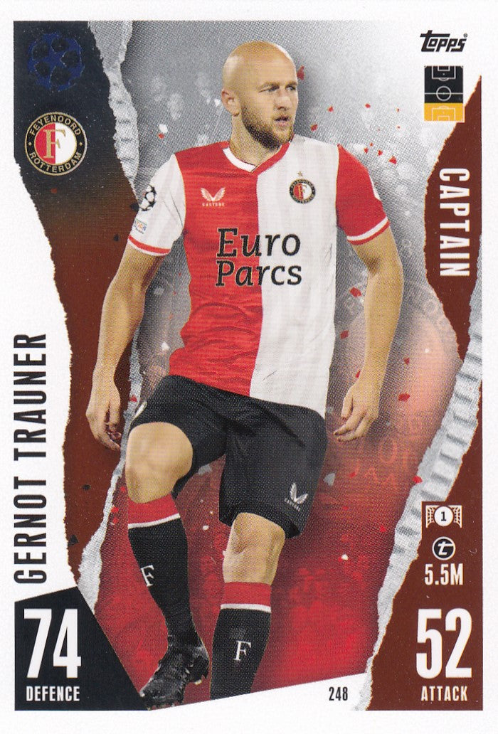 248. GERNOT TRAUNER - FEYENOORD - CAPTAIN