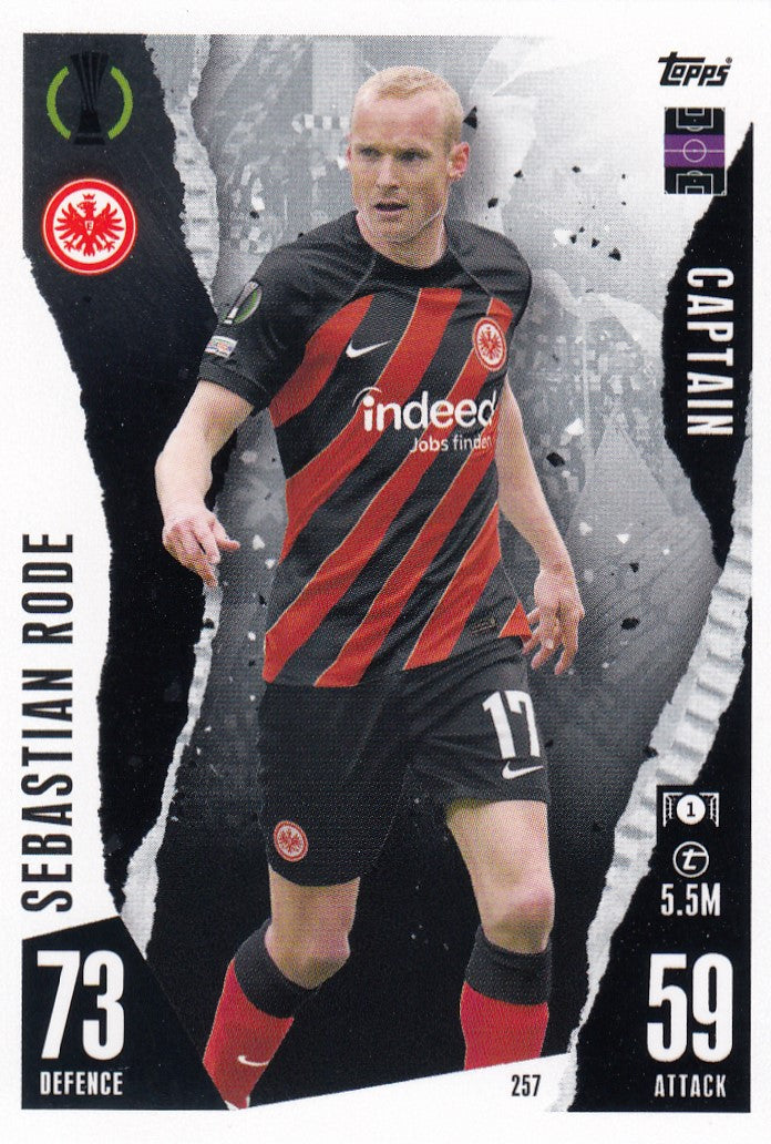 257. SEBASTIAN RODE - EINTRACHT FRANKFURT - CAPTAIN