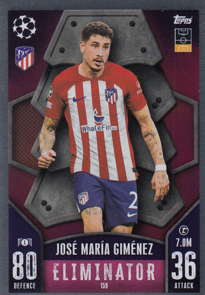159. JOSÈ MARÌA GIMÈNEZ - ATLÈTICO DE MADRID - ELIMINATOR
