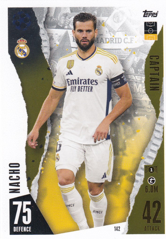 142. NACHO - REAL MADRID - CAPTAIN