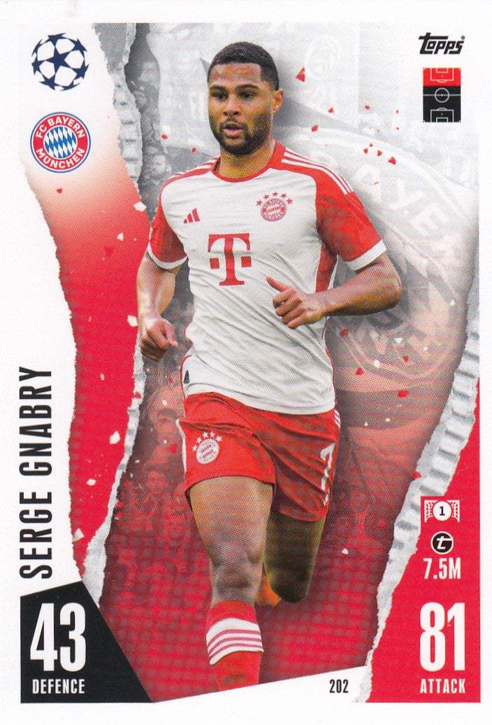 202. SERGE GNABRY - FC BAYERN MUNCHEN