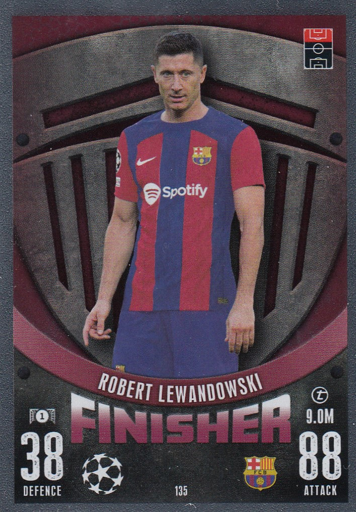 135. ROBERT LEWANDOWSKI - BARCELONA - FINISHER