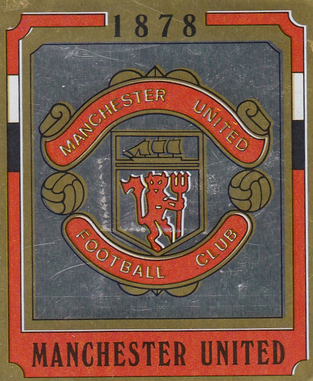 133. MANCHESTER UNITED - CLUB BADGE - GOLD