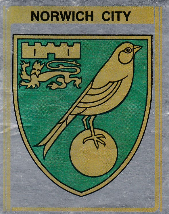 256. NORWICH CITY - CLUB BADGE - FOIL